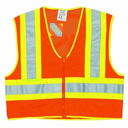 KEEN Luminator Class II Polyester Fluorescent Safety Vest  Orange KE1844467